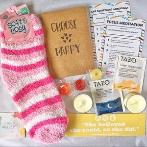 Women Gift Basket Box Valentines Day Wellness Happy Cheer up Selfcare Get Well